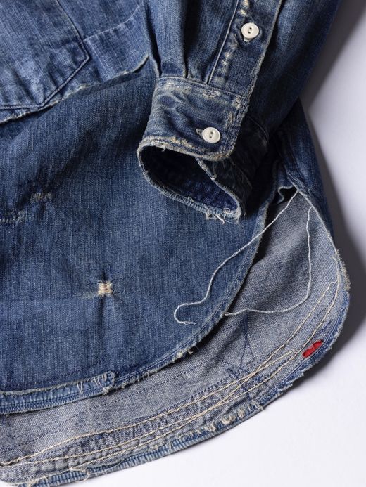 ANACHRONORM REMAKED ReSIZE WORK SHIRT / Indigo