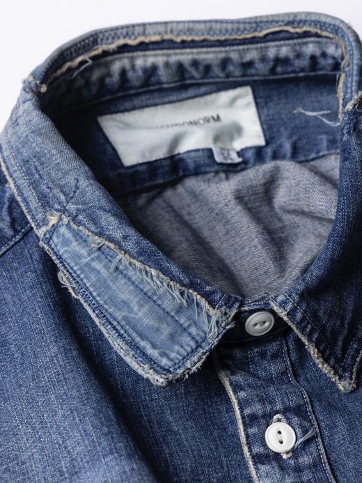 ANACHRONORM REMAKED ReSIZE WORK SHIRT / Indigo