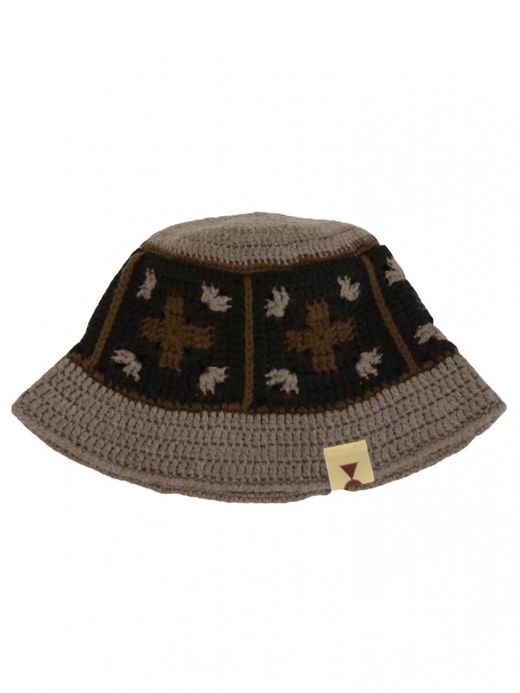 VOO CROSS WOVEN HAT / Gray