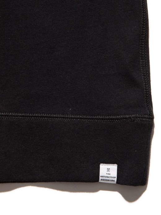 ROARK REVIVAL "LOGO" 9.3oz H/W L/S POCKET TEE / Black