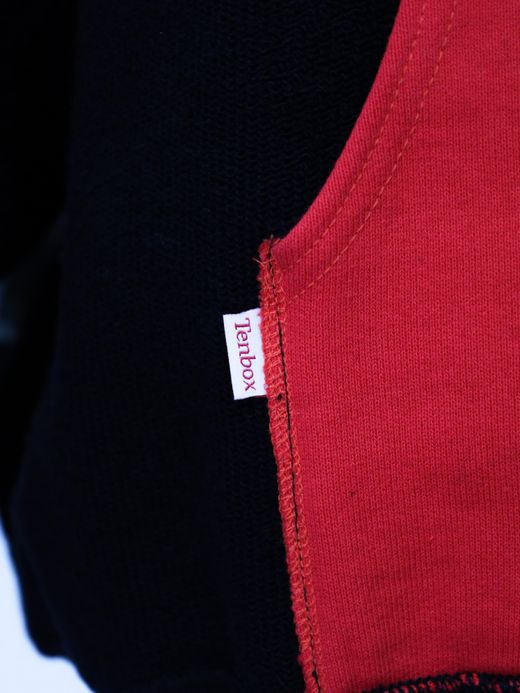 TENBOX EASTFAREAST × 10匣 REVERSIBLE HOODIE / Black