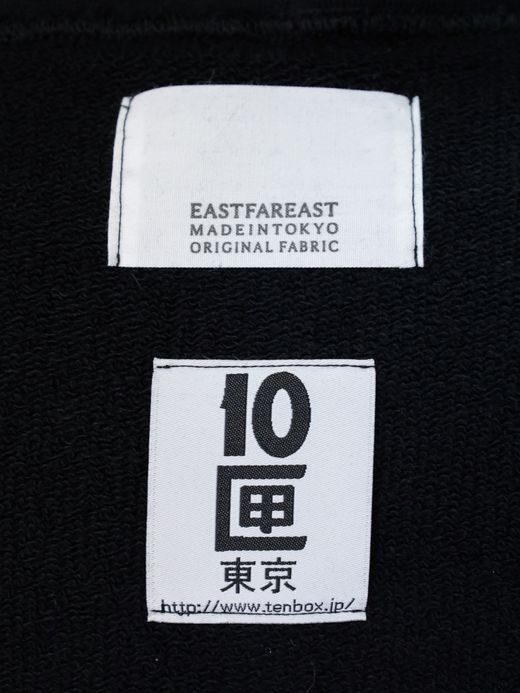 TENBOX EASTFAREAST × 10匣 REVERSIBLE HOODIE / Black