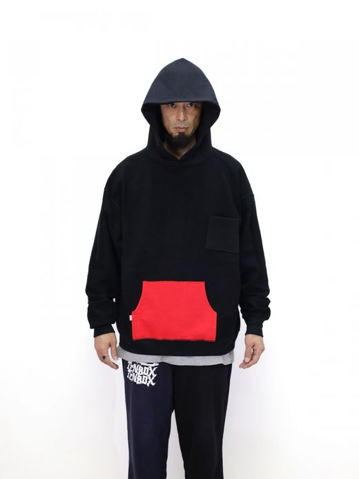 TENBOX EASTFAREAST × 10匣 REVERSIBLE HOODIE / Black
