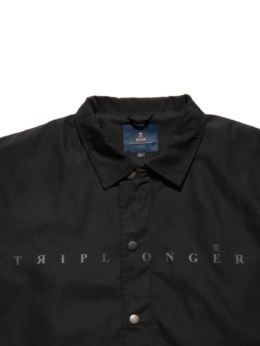 ROARK REVIVAL "TRIPLONGER" COACHES JACKET / Black