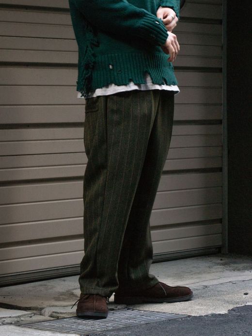 VOO NEO EZ SLACKS STRIPE / Olive