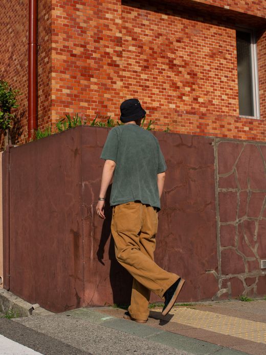 ANACHRONORM DAMAGED PIGMENT S/S T-S / Green