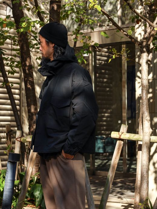 Audience 60/40クロス G8 フライトフードJKT / Black