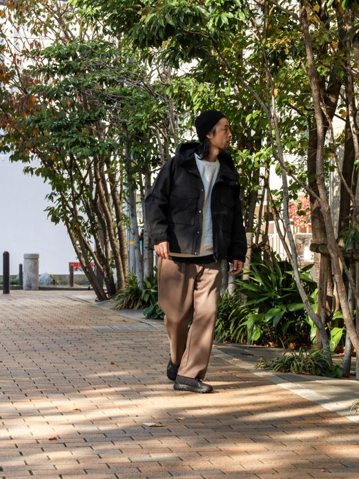 Audience 60/40クロス G8 フライトフードJKT / Black