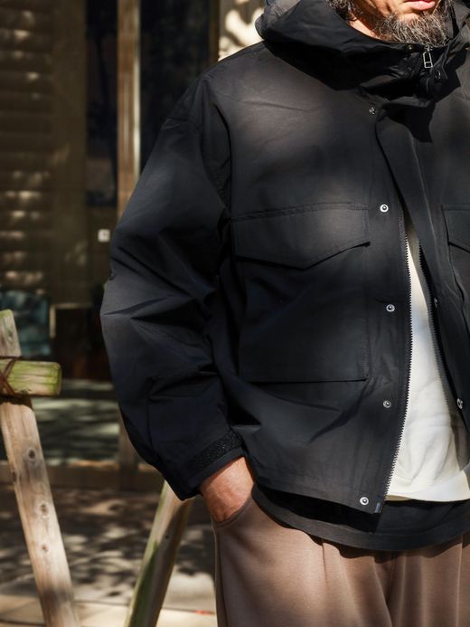 Audience 60/40クロス G8 フライトフードJKT / Black