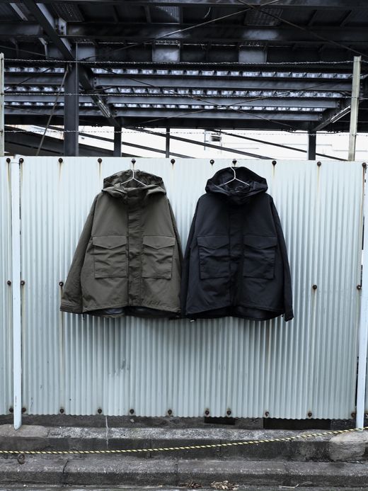 Audience 60/40クロス G8 フライトフードJKT / Black