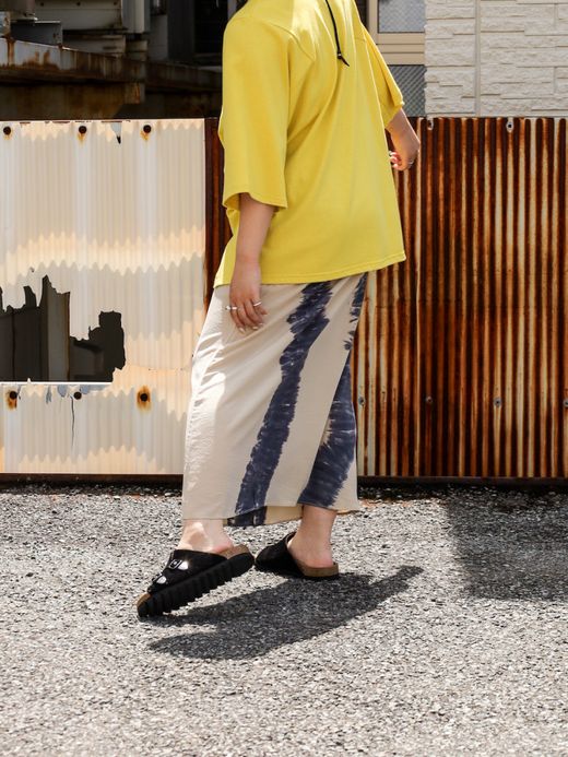 AMBERGLEAM TIEDYE SILK SKIRT / Beige