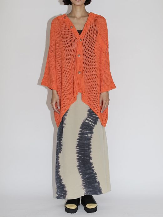 AMBERGLEAM TIEDYE SILK SKIRT / Beige