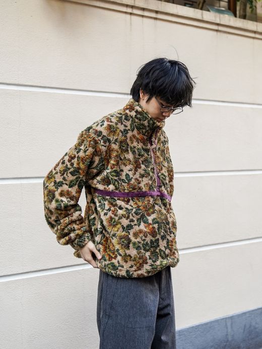 VOO FLOWER FLEECE P. O / 2colors