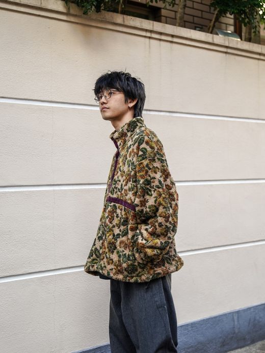 VOO FLOWER FLEECE P. O / 2colors