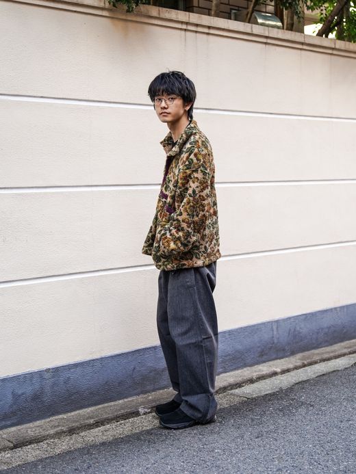 VOO FLOWER FLEECE P. O / 2colors