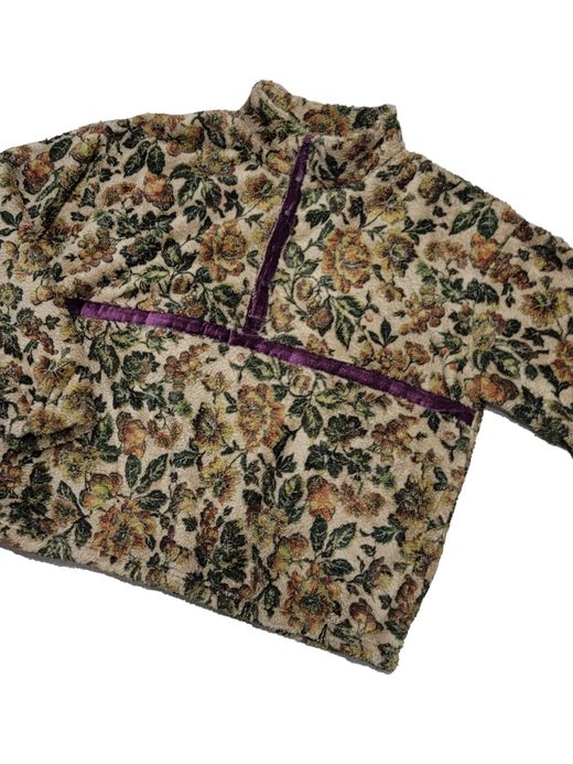 VOO FLOWER FLEECE P. O / 2colors