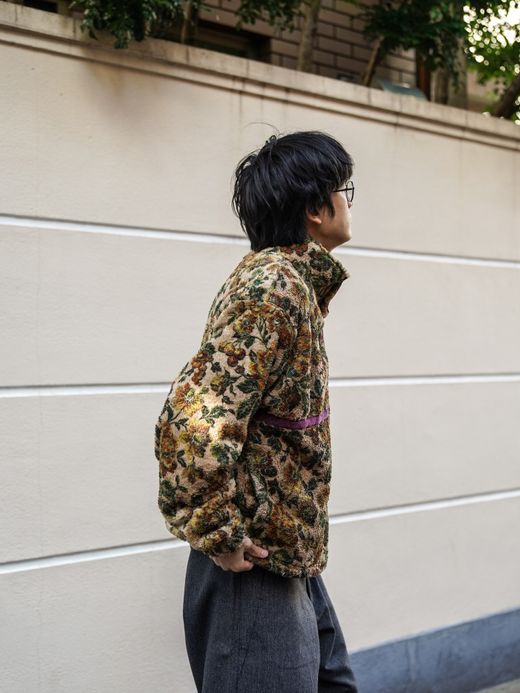 VOO FLOWER FLEECE P. O / 2colors