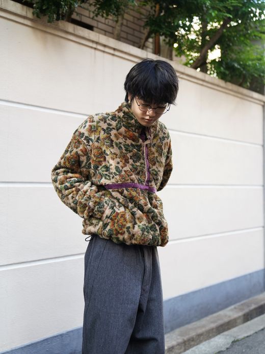 VOO FLOWER FLEECE P. O / 2colors