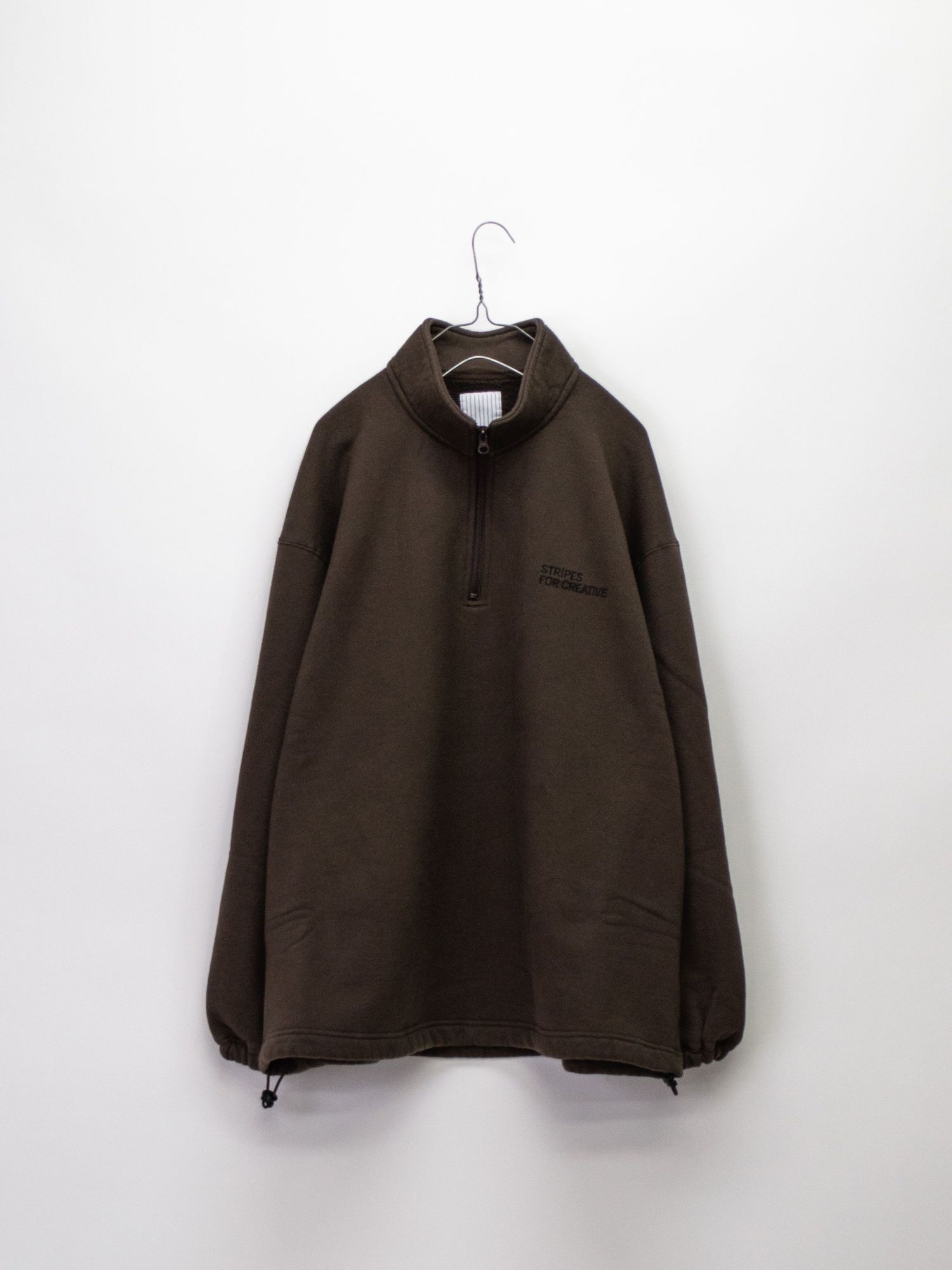 S.F.C HALF ZIP SWEAT / Brown FLATBUSH（フラットブッシュ）公式オンラインサイト