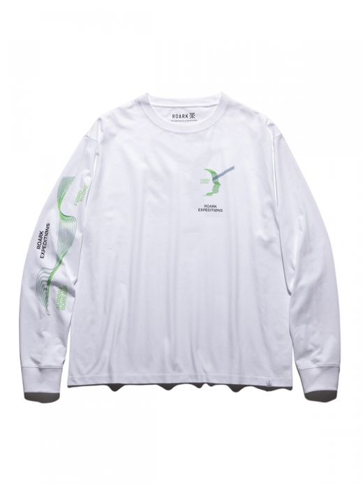 ROARK REVIVAL "AURORA" L/S  TEE/ White