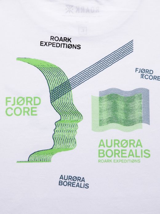 ROARK REVIVAL "AURORA" L/S  TEE/ White