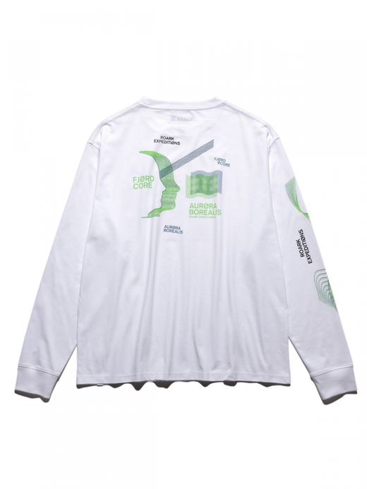 ROARK REVIVAL "AURORA" L/S  TEE/ White
