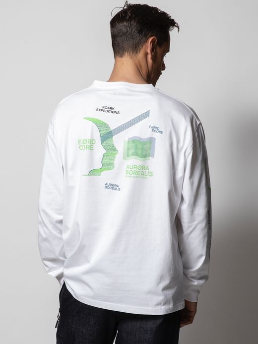 ROARK REVIVAL "AURORA" L/S  TEE/ White