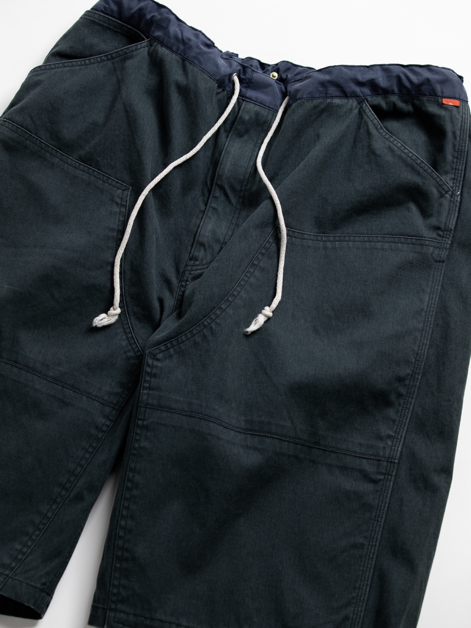 ANACHRONORM DOUBLE KNEE PAINTER SHORT PANTS / Black