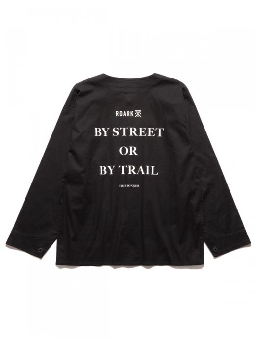 ROARK REVIVAL "BY STREET OR BY TRAIL" ENGINEER SHIRTS JACKET / Black