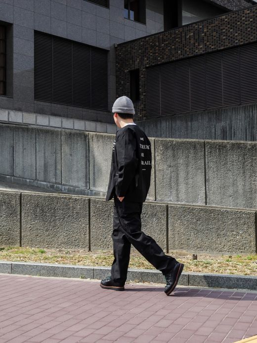 ROARK REVIVAL "BY STREET OR BY TRAIL" ENGINEER SHIRTS JACKET / Black