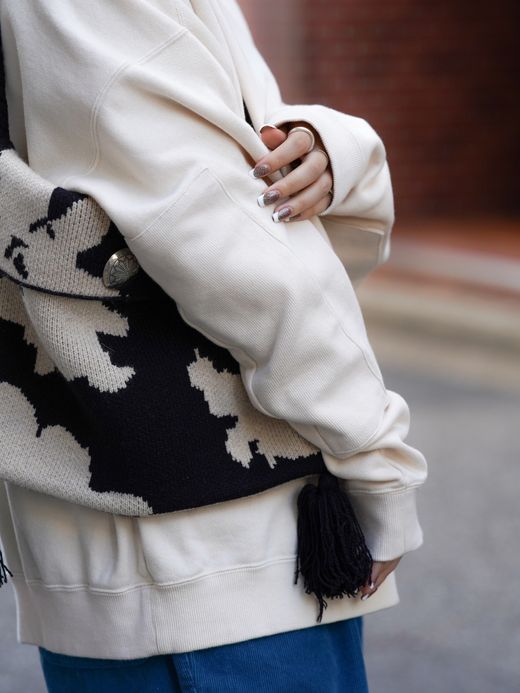 VOO ELVOO PATCH CREW / Ivory