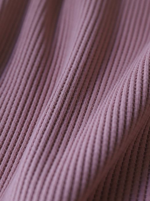 AMBERGLEAM COTTON WAFFLE LONG SLEEVE / 4colors