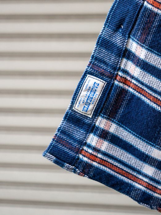fulton OWN WAY BIG SHIRTS (HEAVY NEL) / Navy check