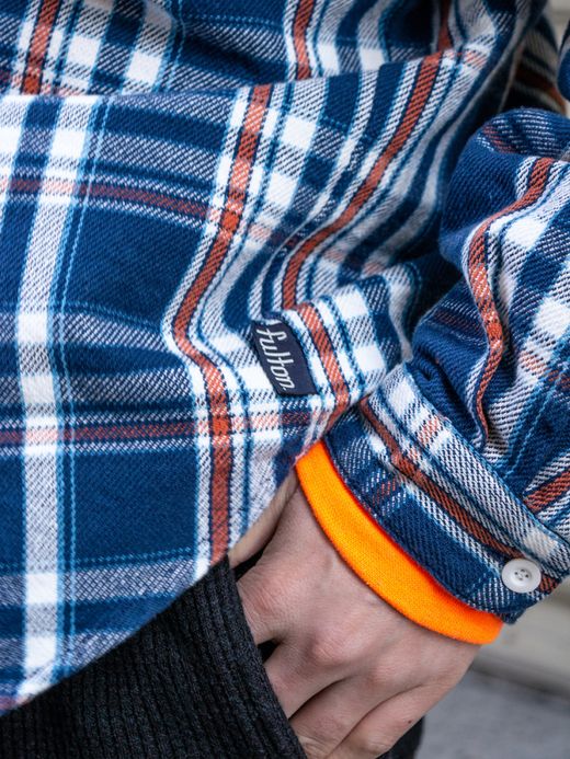 fulton OWN WAY BIG SHIRTS (HEAVY NEL) / Navy check