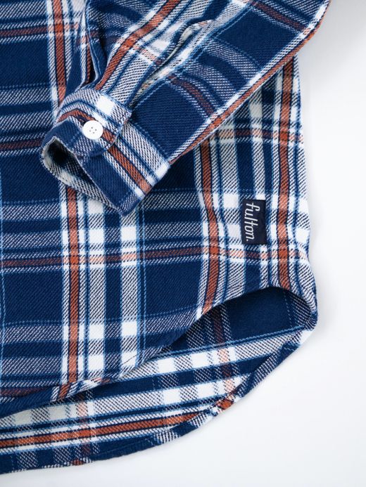 fulton OWN WAY BIG SHIRTS (HEAVY NEL) / Navy check