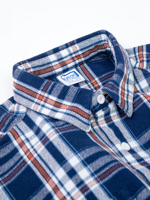 fulton OWN WAY BIG SHIRTS (HEAVY NEL) / Navy check