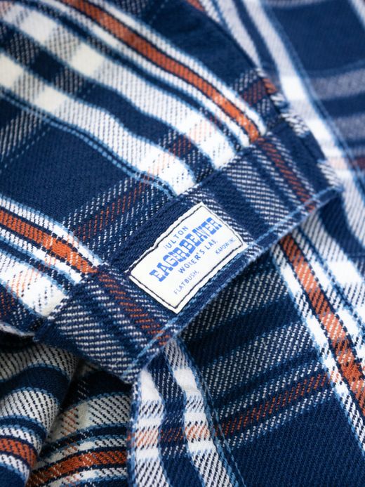 fulton OWN WAY BIG SHIRTS (HEAVY NEL) / Navy check