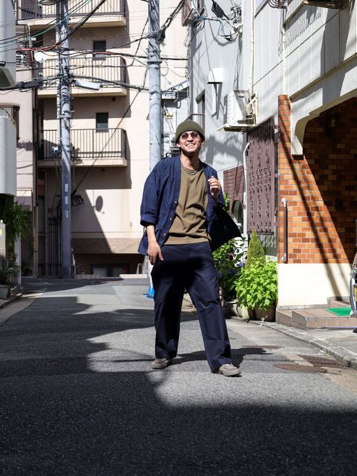 Spinner Bait ファットパンツ / ネイビー