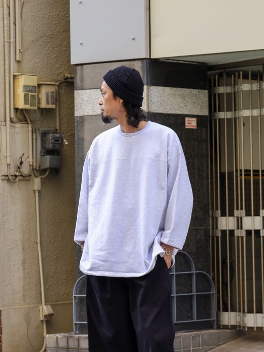 S.F.C SFC FOOTBALL LS SWEAT / Ash gray