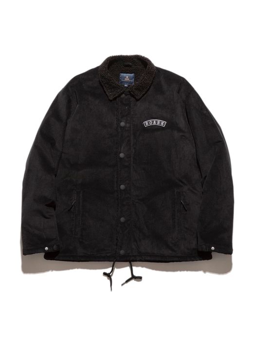 ROARK REVIVAL CORDUROY COACHES JACKET / Black