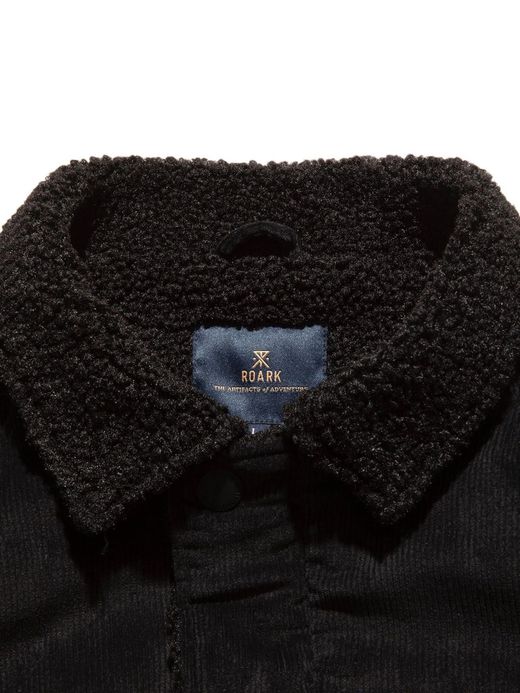 ROARK REVIVAL CORDUROY COACHES JACKET / Black
