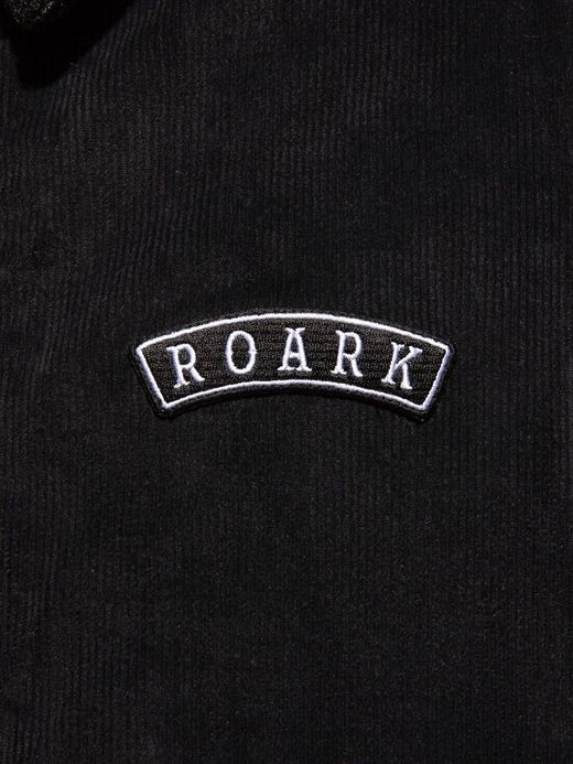 ROARK REVIVAL CORDUROY COACHES JACKET / Black