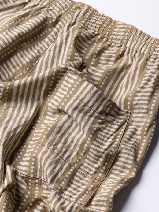 ANACHRONORM BATIK WIDE EASY PANTS / Beige