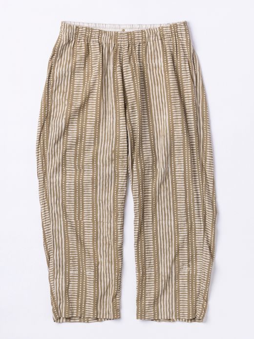 ANACHRONORM BATIK WIDE EASY PANTS / Beige