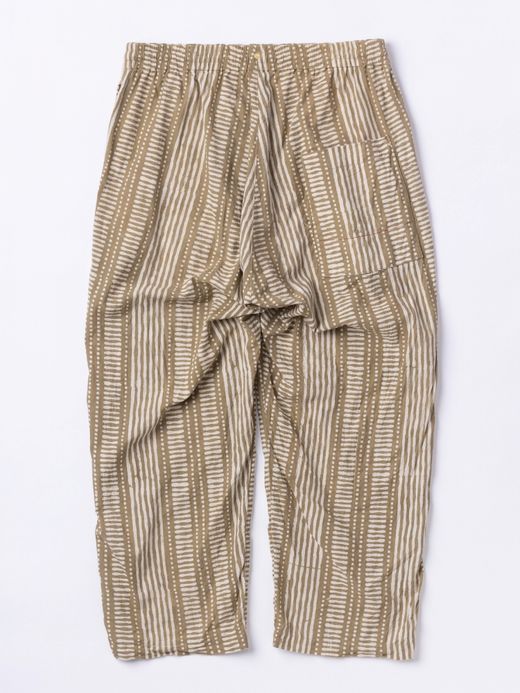 ANACHRONORM BATIK WIDE EASY PANTS / Beige