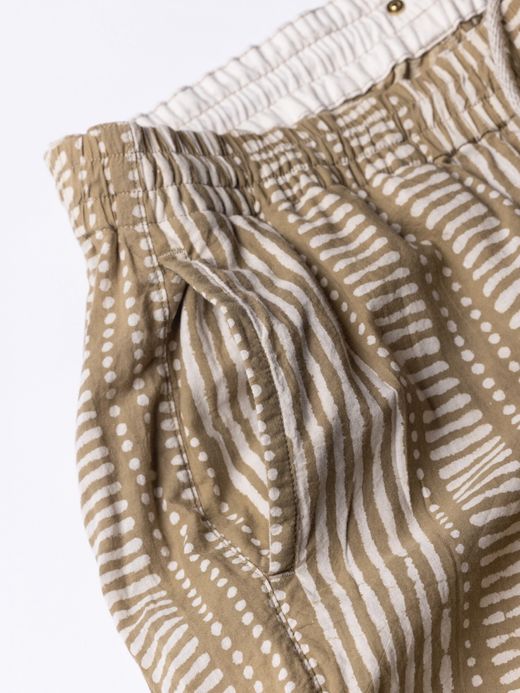ANACHRONORM BATIK WIDE EASY PANTS / Beige