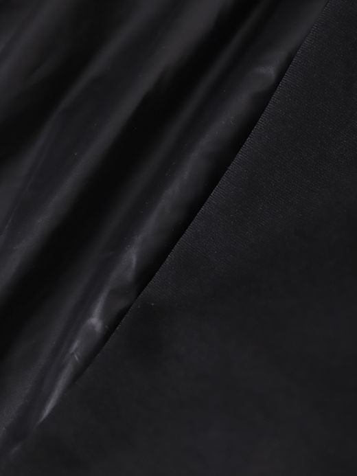 AMBERGLEAM BALLOON HYBRID DRESS / Black