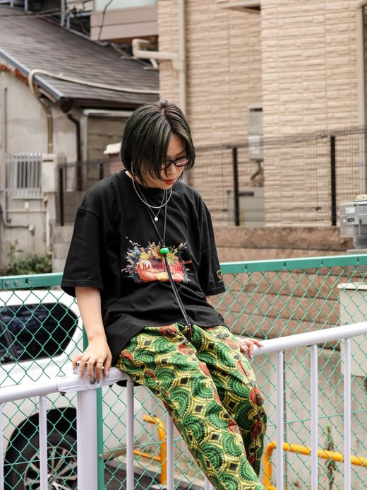 VOO ANACHROVOOM CURRY T-S / Black