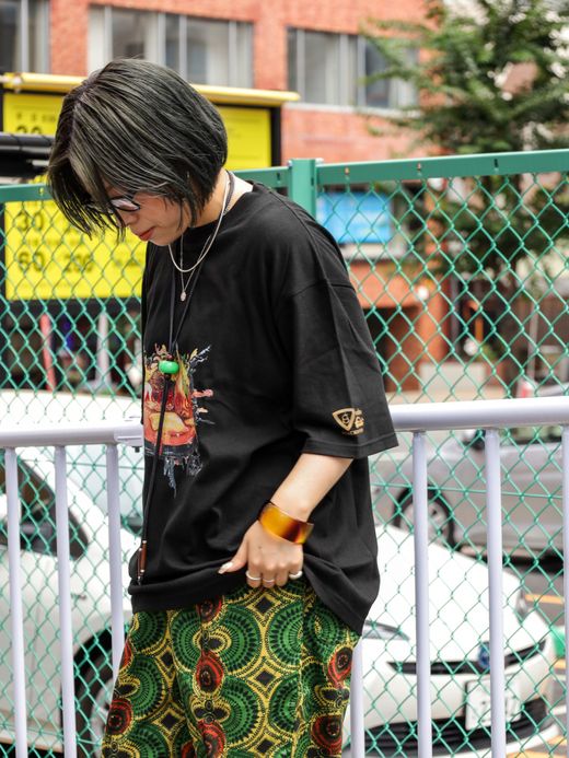 VOO ANACHROVOOM CURRY T-S / Black