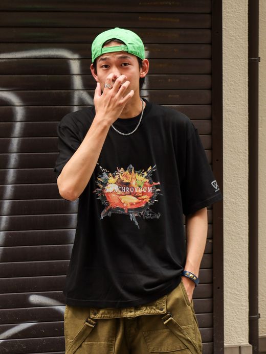 ANACHRONORM ANACHROVOOM CURRY T-S / Black